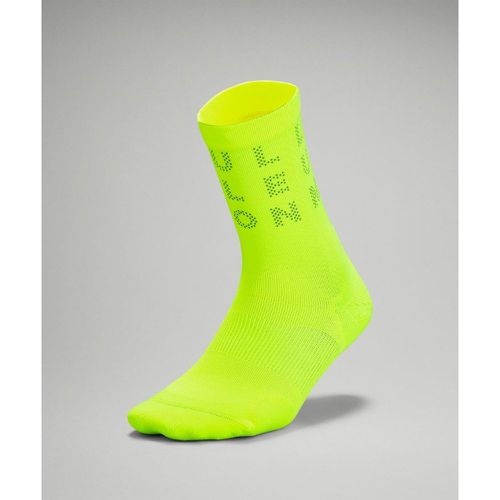 – Power Stride Crew-Socken Reflektierend für Frauen – Neon – Größe L - lululemon - Modalova