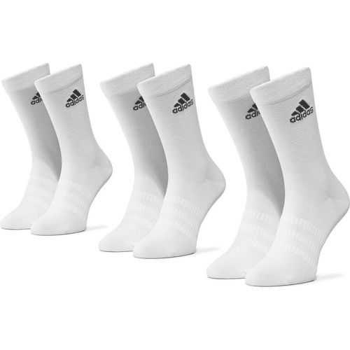 Set di 3 paia di calzini lunghi unisex - Light Crew 3Pp DZ9393 White/White/White - Adidas - Modalova