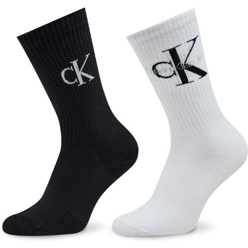 Set di 2 paia di calzini lunghi da donna - Sock 2P Scatter 701224133 White Combo 001 - Calvin Klein Jeans - Modalova