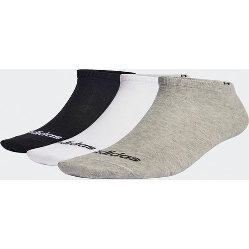 Pedulini unisex - Thin Linear Low-Cut Socks 3 Pairs IC1300 medium grey heather/white/black - Adidas - Modalova