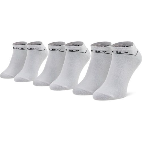 Set di 3 paia di calzini corti da donna - Olivia S4_0002T_DKY White - DKNY - Modalova
