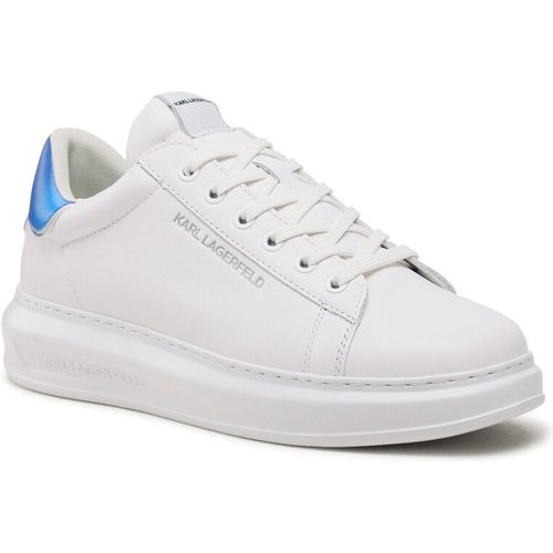 Sneakers - KL52573 White Lthr w/Blue - Karl Lagerfeld - Modalova