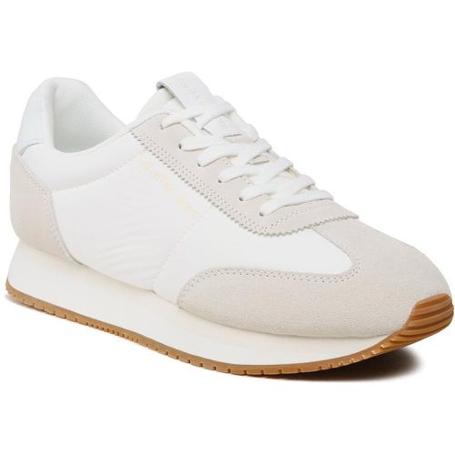 Sneakers - Retro Runner Wingtip Mix YM0YM00620 White/Creamy White 0K6 - Calvin Klein Jeans - Modalova