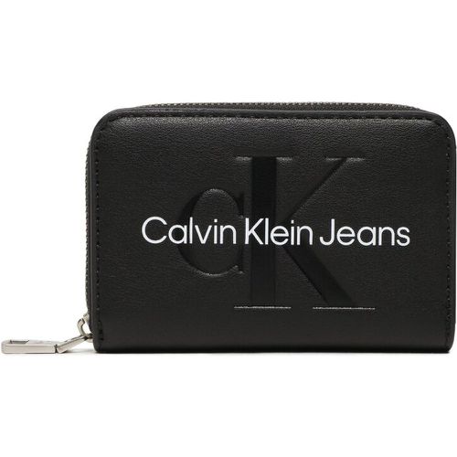 Portafoglio piccolo da donna - Sculpted Med Zip Around K60K610405 BDS - Calvin Klein Jeans - Modalova
