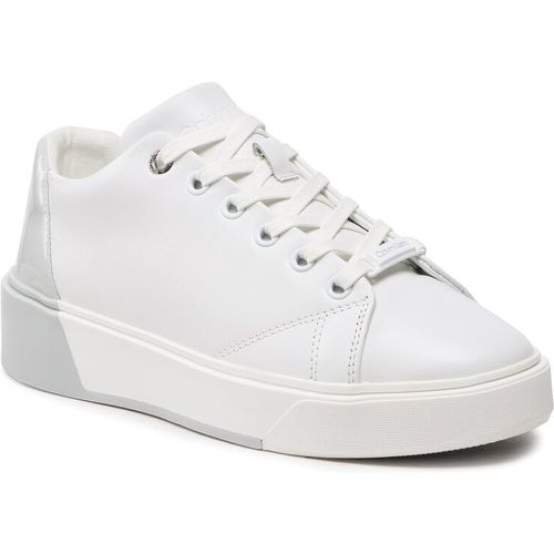 Sneakers - Heel Cupsole Lace Up-Lth Mix HW0HW01209 Ck White YAF - Calvin Klein - Modalova