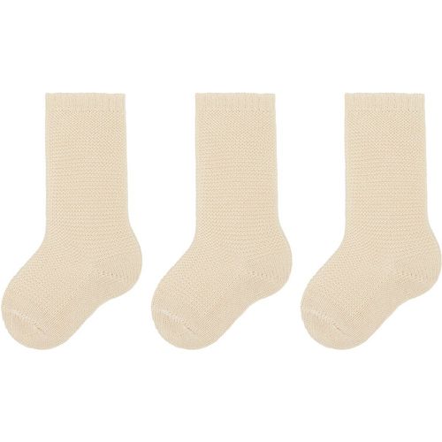 Set di 3 paia di calzini lunghi da bambini - 2.008/2 Linen 0304 - Condor - Modalova