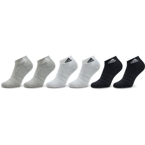 Calzini corti unisex - Thin and Light Sportswear Ankle Socks 6 Pairs IC1307 medium grey heather/white/black - Adidas - Modalova