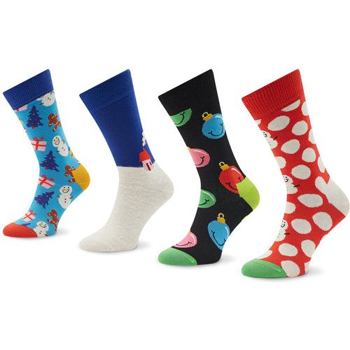 Set di 4 paia di calzini lunghi unisex - XHTG09-6300 Multicolore - Happy Socks - Modalova