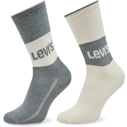 Set di 2 paia di calzini lunghi da donna - 701218215 Grey Combo - Levi's® - Modalova