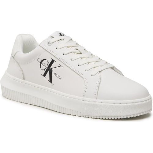 Sneakers - Chunky Cupsole Mono Lh YM0YM00681 White/Black YBR - Calvin Klein Jeans - Modalova