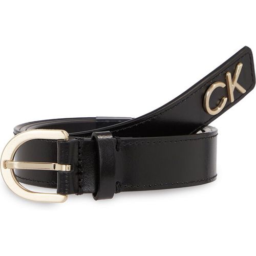 Cintura da donna - Re-Lock Rnd Bckl Blt W/Tip K60K611103 Ck Black BAX - Calvin Klein - Modalova