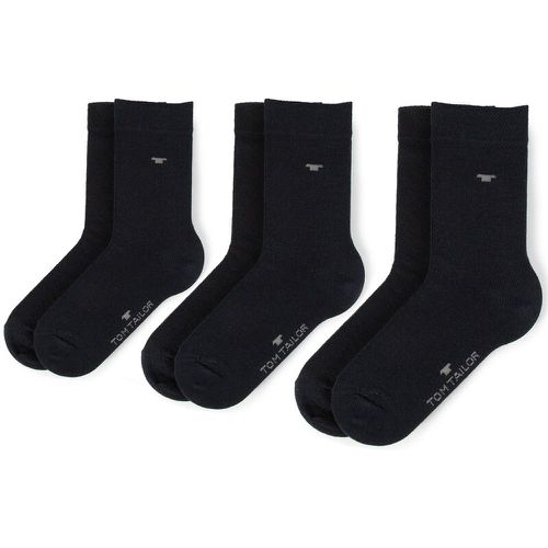Set di 3 paia di calzini lunghi da bambini - 9203 Dark Navy 545 - Tom Tailor - Modalova