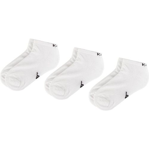 Set di 3 paia di calzini corti unisex - 704275 White 001 - Kappa - Modalova