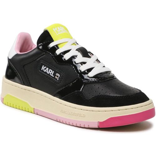 Sneakers - KL63020A Black Lth W/Multi - Karl Lagerfeld - Modalova