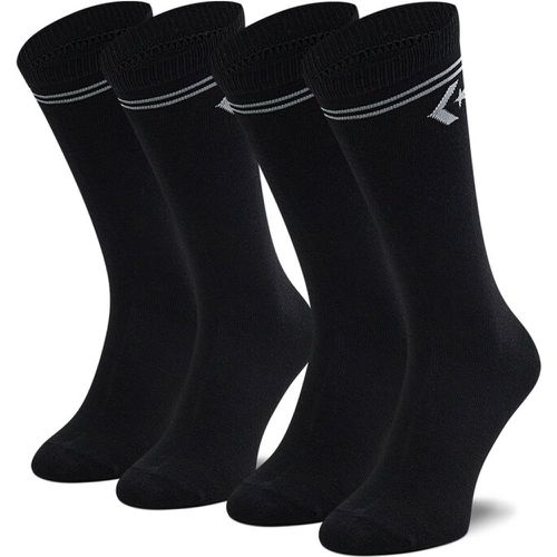 Set di 2 paia di calzini lunghi da uomo - E1025B-2010 r.39-42 Nero - Converse - Modalova