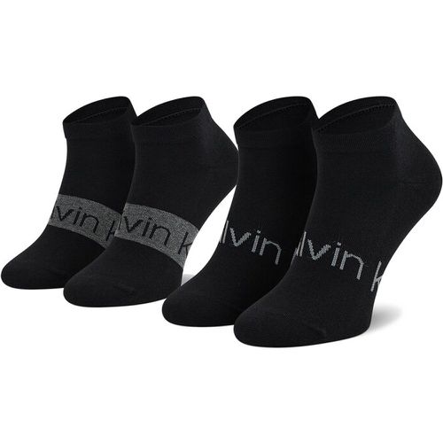 Set di 2 paia di calzini corti unisex - 701218712 Black 002 - Calvin Klein - Modalova