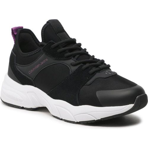 Sneakers - Retro Tennis Sock W YW0YW00892 Black/Amethyst 00Y - Calvin Klein Jeans - Modalova
