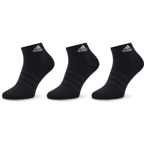 Set di 3 paia di calzini corti unisex - Thin and Light Ankle Socks 3 Pairs IC1282 black/white - Adidas - Modalova