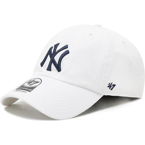 Cappellino - New York Yankees 47 Clean Up B-RGW17GWS-WHA White - 47 Brand - Modalova