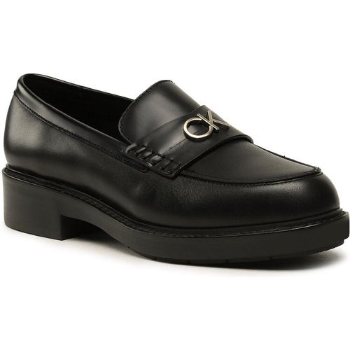 Chunky loafers - Rubber Sole Loafer W/Hw HW0HW01726 Ck Black BEH - Calvin Klein - Modalova