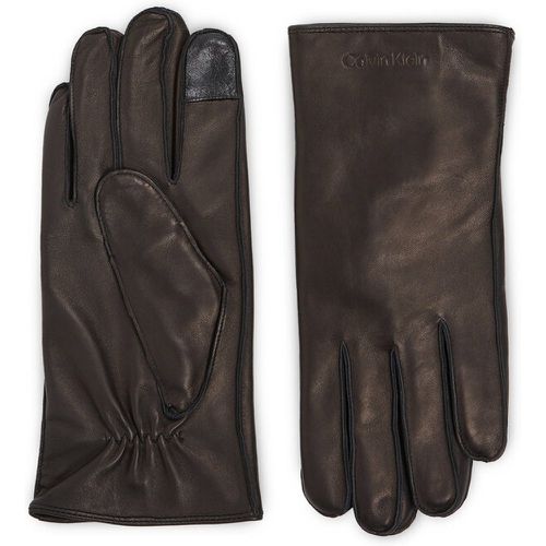 Guanti da uomo - Stitched Leather Gloves K50K511015 Ck Black BAX - Calvin Klein - Modalova