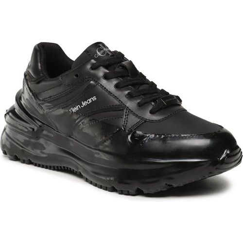 Sneakers - Chunky Run Low Laceup Dip Wn YW0YW01049 Black/Dip Dyed Black BEH - Calvin Klein Jeans - Modalova