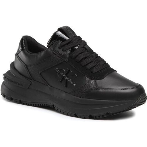 Sneakers - Chunky Runner Lth-Pu Mono YM0YM00679 Full Black 0GV - Calvin Klein Jeans - Modalova