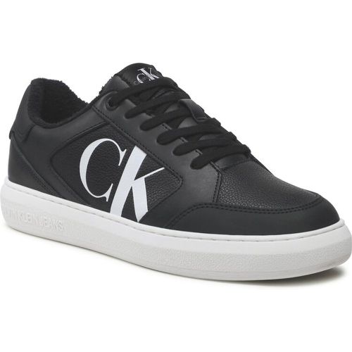 Sneakers - Casual Cupsole Lth-Pu Mono YM0YM00573 Black/White 0GJ - Calvin Klein Jeans - Modalova