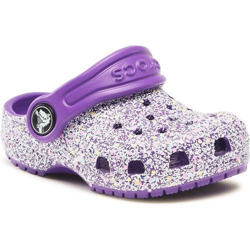 Ciabatte - Classic Glitter Kids Clog T 206992 Neon Purple/Multi 573 - Crocs - Modalova