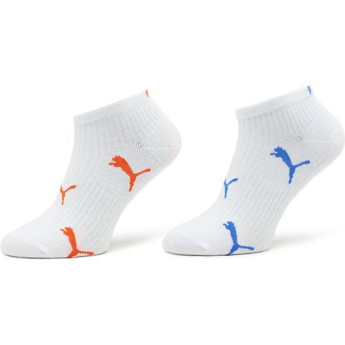 Set di 2 paia di calzini corti da donna - Women Cat Logo Sneaker 2P 938004 White / Blue / Red 04 - Puma - Modalova
