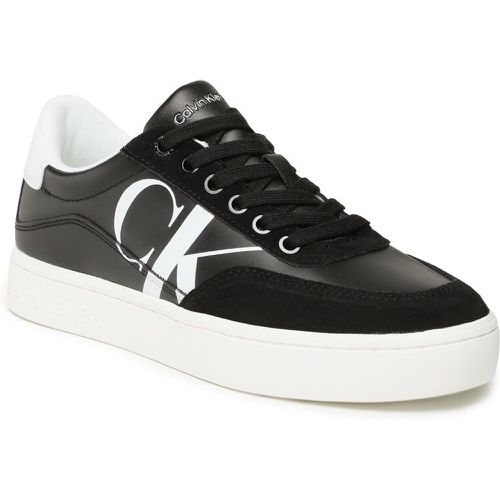 Sneakers - Classic Cupsole Laceup Mix Lth YW0YW01057 Black/Bright White/Silver BEH - Calvin Klein Jeans - Modalova