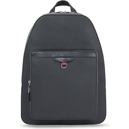 Zaino - Th Structured Leather Backpack AM0AM11561 Black BDS - Tommy Hilfiger - Modalova