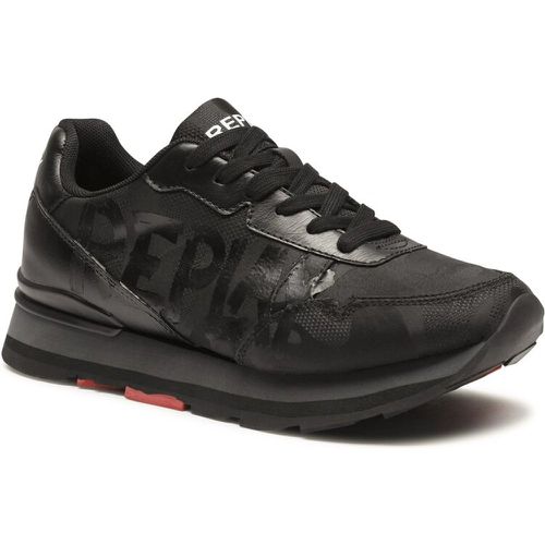 Sneakers - Artur Logo GMS68 .000.C0079T Black/Black 592 - Replay - Modalova