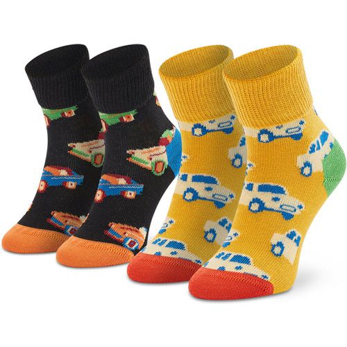 Set di 2 paia di calzini lunghi da bambini - KCAR19-9300 Multicolore - Happy Socks - Modalova