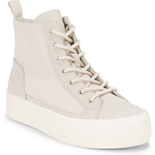 Sneakers - Bold Vulc Mid Flatform Laceup Wn YW0YW01270 Eggshell ACF - Calvin Klein Jeans - Modalova