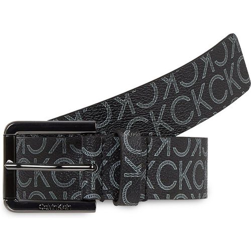 Cintura da uomo - Inlay Bar Mono K50K510929 Black Classic Mono 01H - Calvin Klein - Modalova