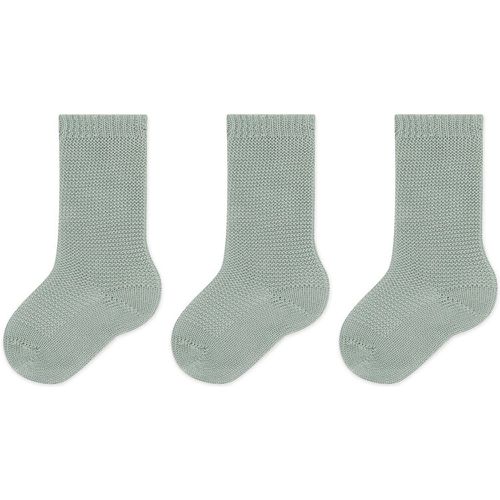 Set di 3 paia di calzini lunghi da bambini - 2.008/2 Dry Green 0756 - Condor - Modalova