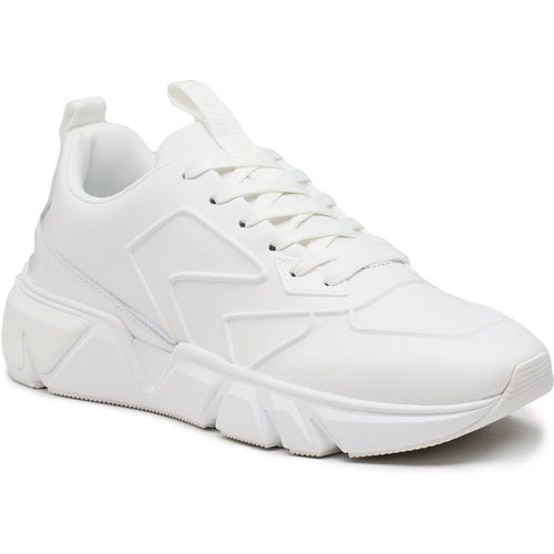 Sneakers - Low Top Lace Up Lth Hf HM0HM00995 Triple White 0K4 - Calvin Klein - Modalova