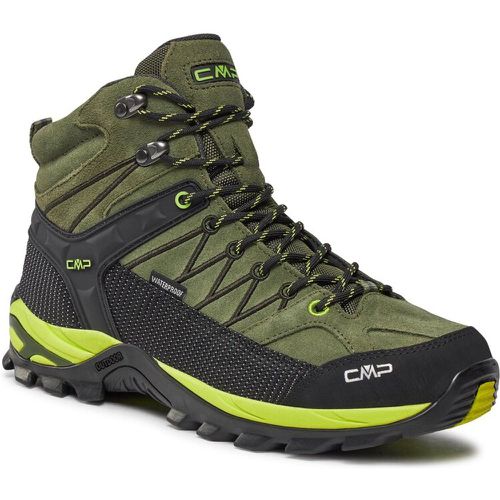 Scarpe da trekking - Rigel Mid Trekking Shoes Wp 3Q12947 Kaki-Acido 02FP - CMP - Modalova