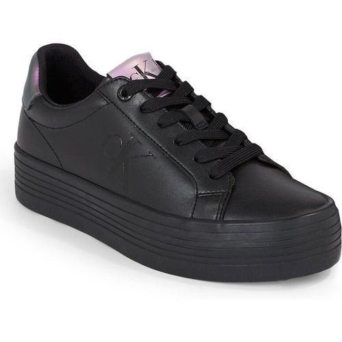 Sneakers - Bold Vulc Flatf Laceup Lth Wn YW0YW01144 Black/Amethyst 0GU - Calvin Klein Jeans - Modalova