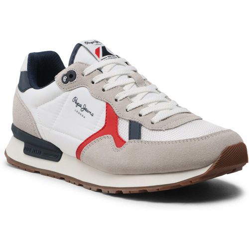 Sneakers - Brit Man Heritage PMS30924 White 800 - Pepe Jeans - Modalova