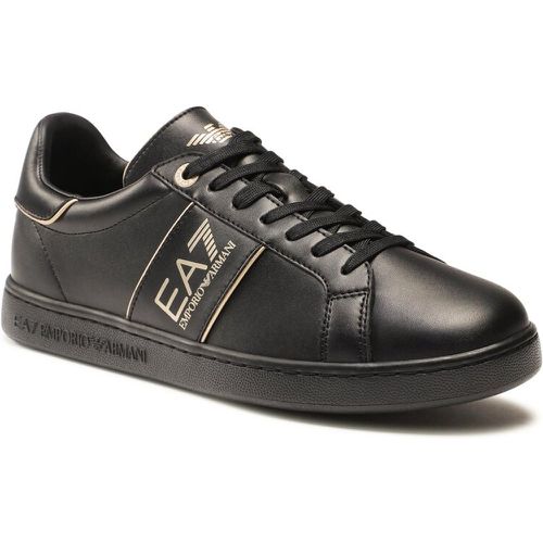 Sneakers - X8X102 XK346 M701 Triple Black+Gold - EA7 Emporio Armani - Modalova