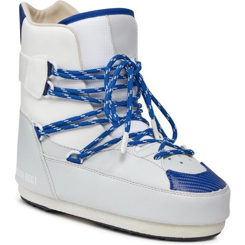 Stivali da neve - Sneaker Mid 14028200003 White/Lt.Grey/Blue - moon boot - Modalova