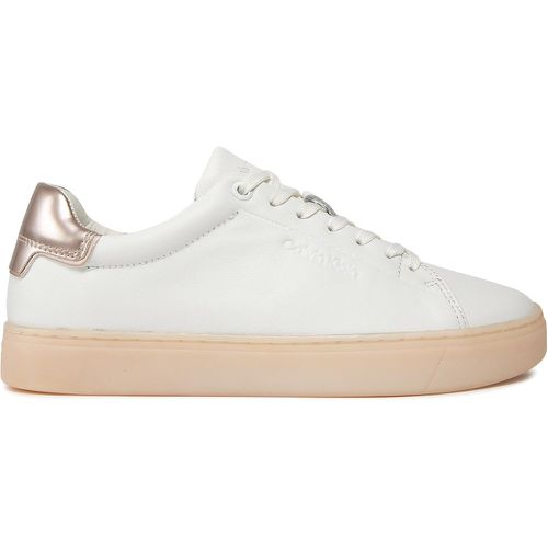 Sneakers Cupsole Lace Up Pearl HW0HW01897 White/Crystal Gray 02Z - Calvin Klein - Modalova