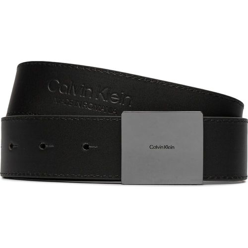 Cintura da uomo Adj Casual Plaque 35Mm K50K511353 Ck Black BEH - Calvin Klein - Modalova