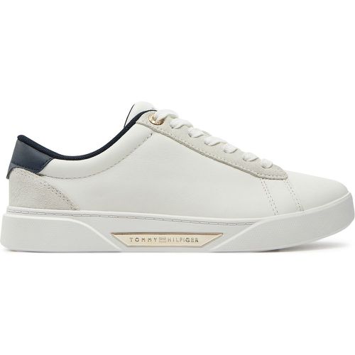 Sneakers Chic Court Sneaker FW0FW08123 Écru - Tommy Hilfiger - Modalova