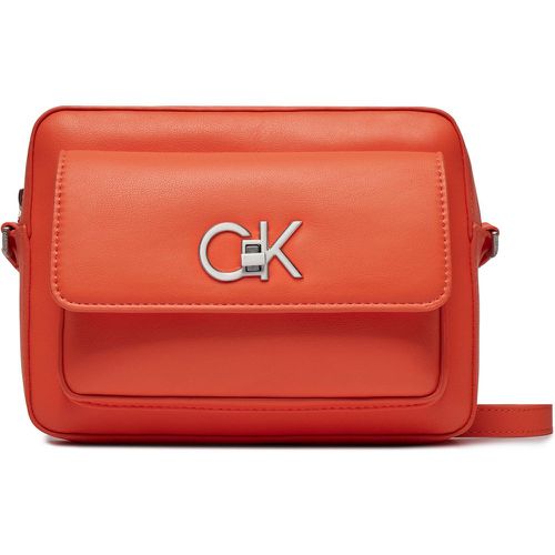 Borsetta Re-Lock Camera Bag W/Flap K60K611083 Orange SA3 - Calvin Klein - Modalova