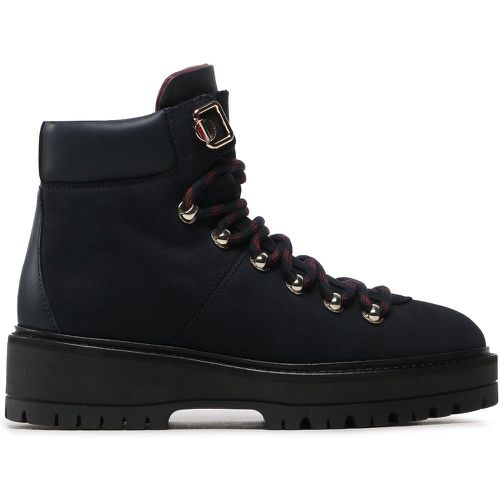 Scarponcini Nubuck Outdoor Flat Boot FW0FW06724 - Tommy Hilfiger - Modalova