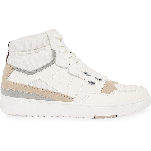 Sneakers Th Basket Better Midcut Lth Mix FM0FM04793 Écru - Tommy Hilfiger - Modalova