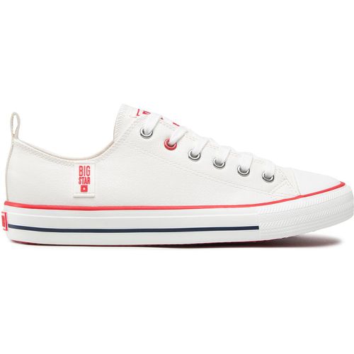 Scarpe da ginnastica JJ174069 White/Red - Big Star Shoes - Modalova